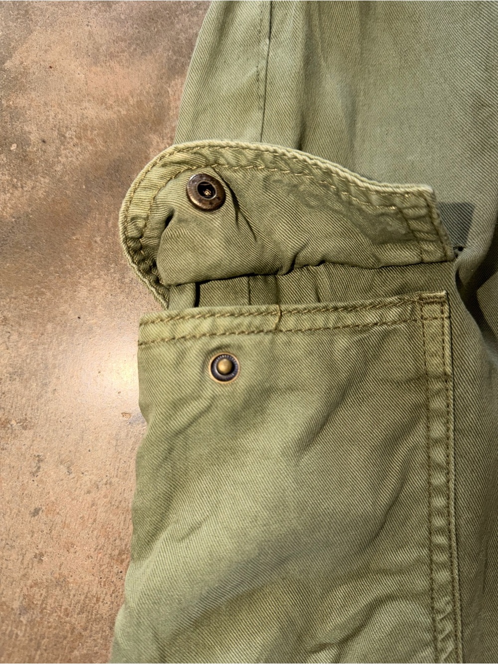 Elan 100% Tencel Olive Utility Cargo Jogger Pants Relaxed Fit M - Picture 5 of 13